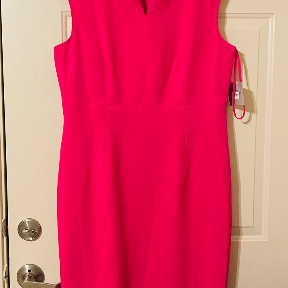 Kasper Vibrant Pink Mini Dress